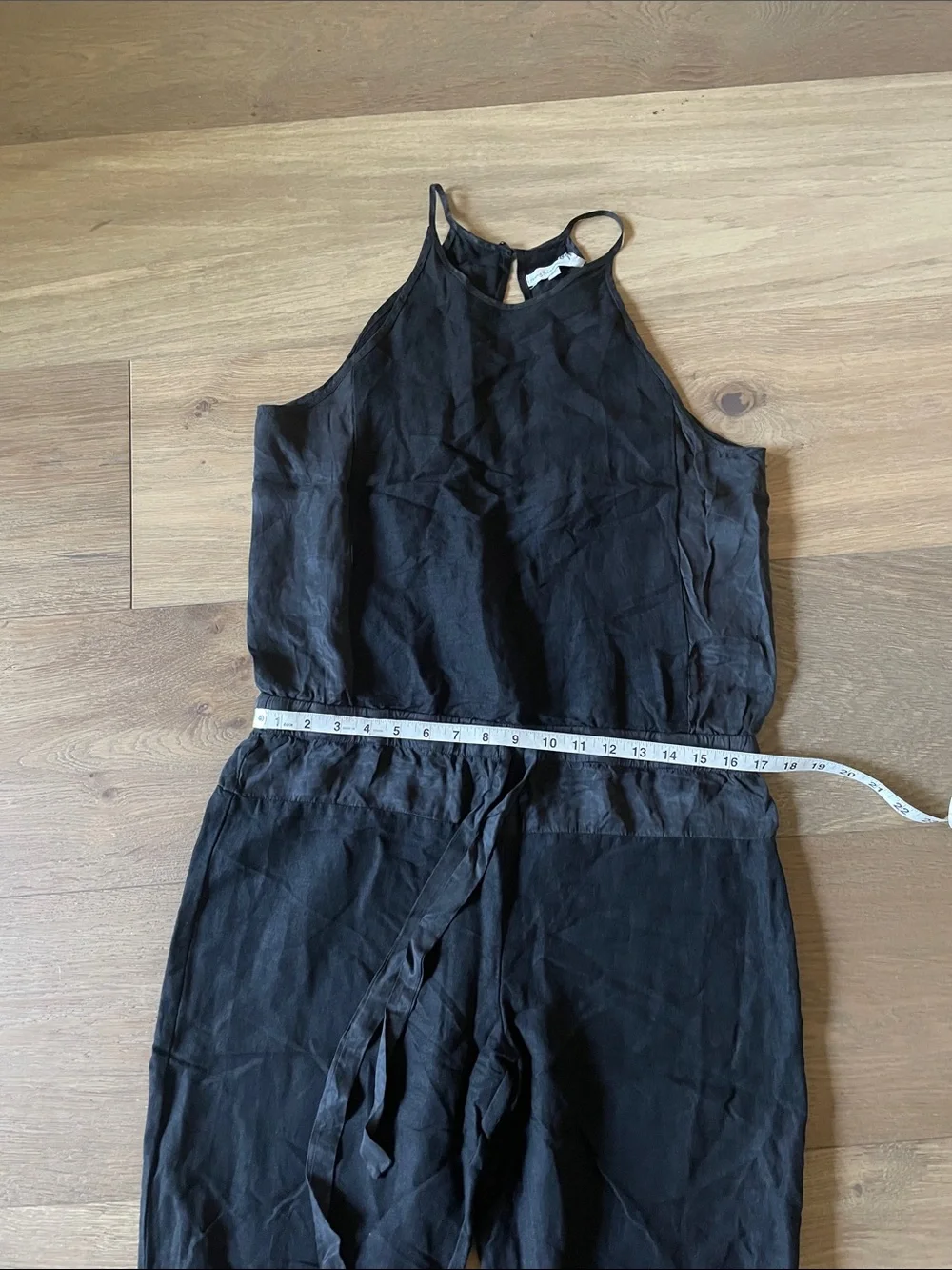 YFB by Young Fabulous & Broke Diego Linen Blend Black Jumpsuit Size Medium